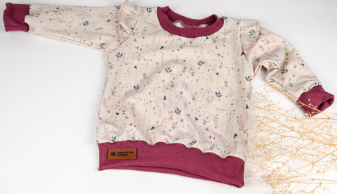 Bluza dziewczęca Kwiaty łąki Bluza dziewczęca Kwiaty łąki