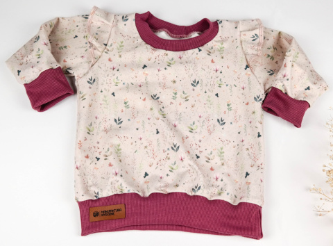 Bluza dziewczęca Kwiaty łąki Bluza dziewczęca Kwiaty łąki