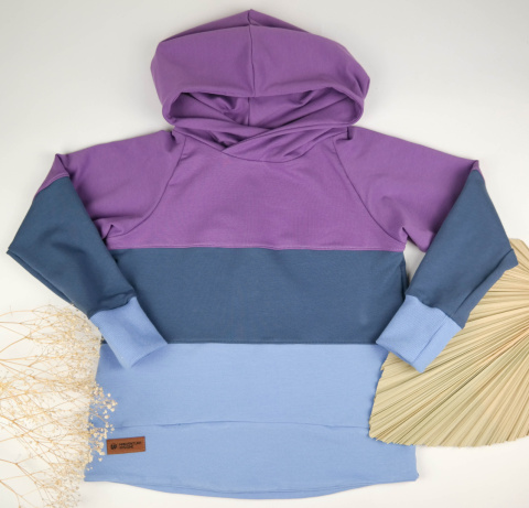 Bluza z kapturem tricolor Bluza z kapturem tricolor