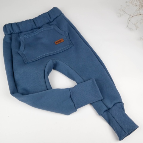 Baggy dziecięce z grubej dresówki: różne kolory