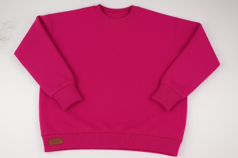Bluza basic z grubej dresówki