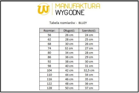 Bluza basic z grubej dresówki