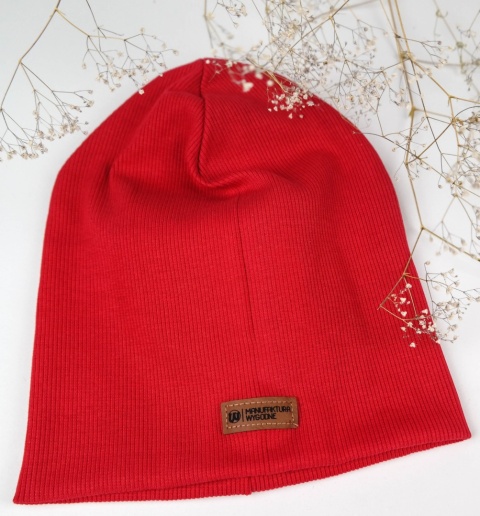 Czapka "Beanie" z prążka- różne kolory