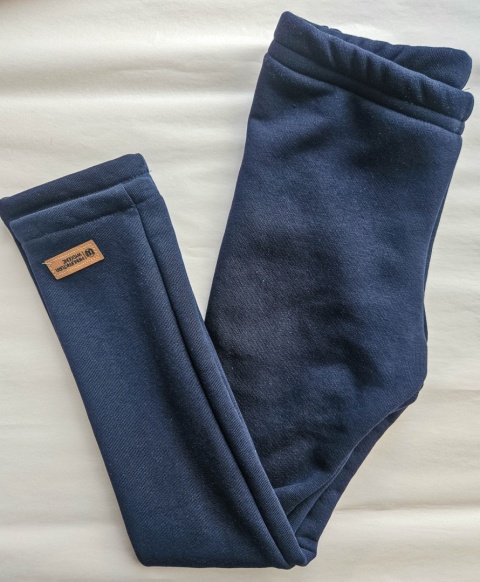 Legginsy z grubej dresówki