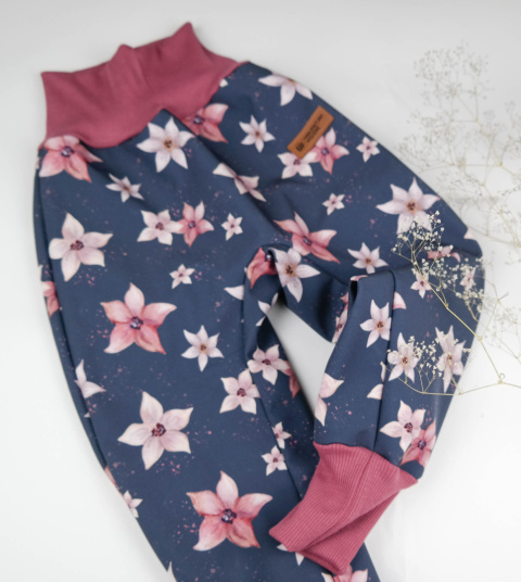 Spodnie softshell: Smocze kwiaty