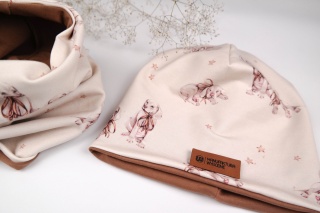 Zestaw zimowy z kominem/chustą: Wyżełki