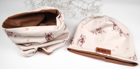 Zestaw zimowy z kominem/chustą: Wyżełki